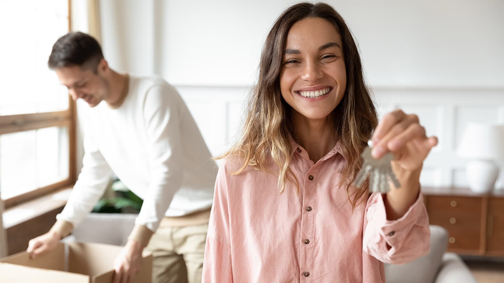 Image of a woman smiling
