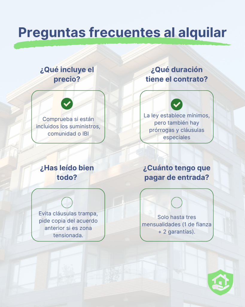 Antes de firmar un contrato de arrendamiento, es fundamental tener claras algunas cuestiones básicas.